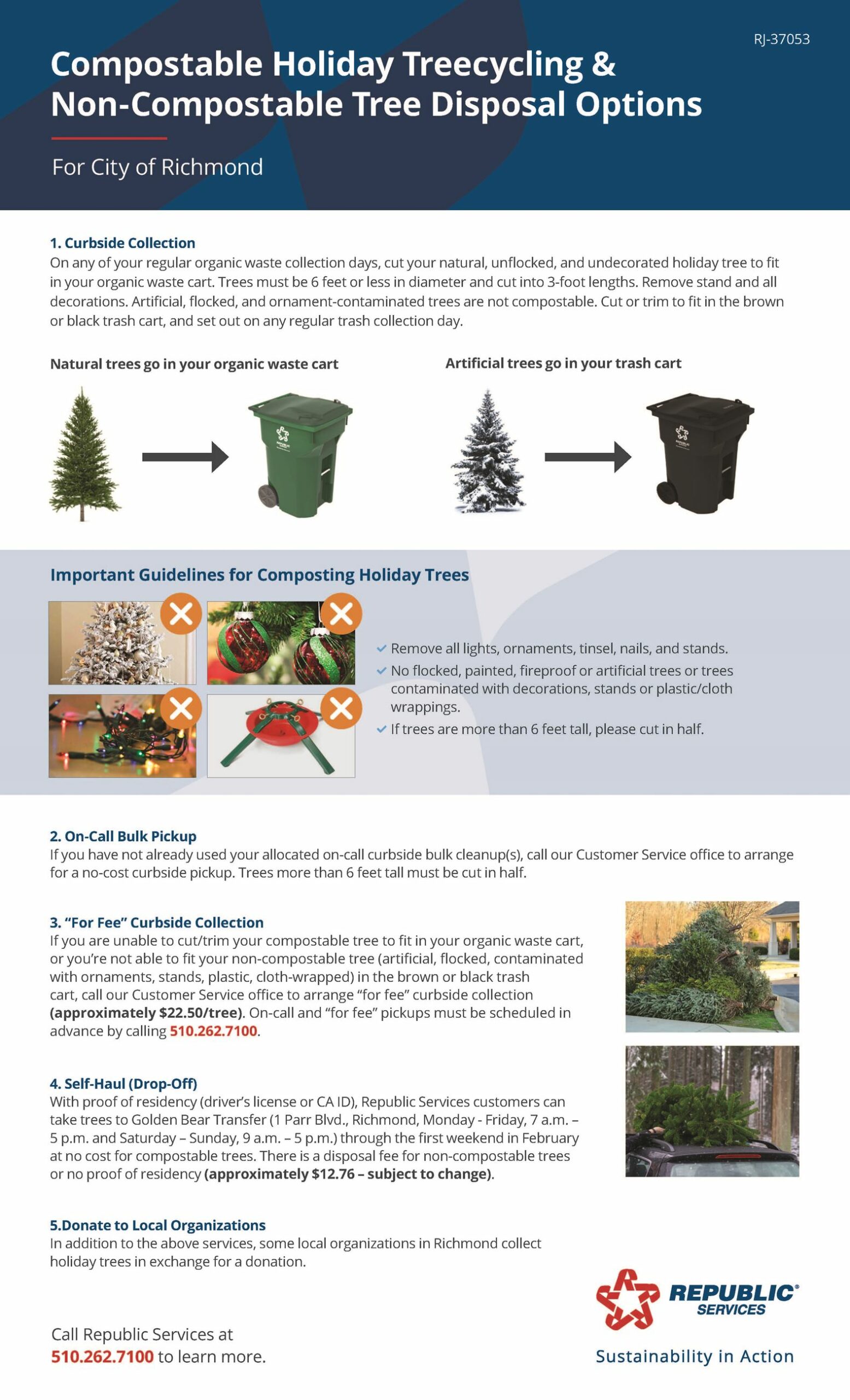 Bulky & Bagged Item Programs | Richmond, CA