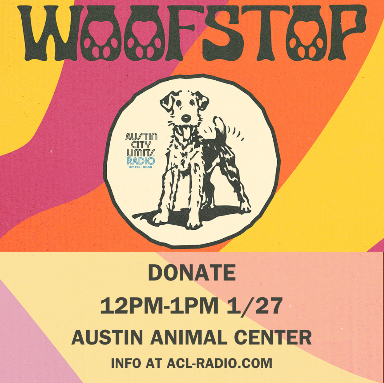 Austin Animal Center is Woofstock's First Donation Stop