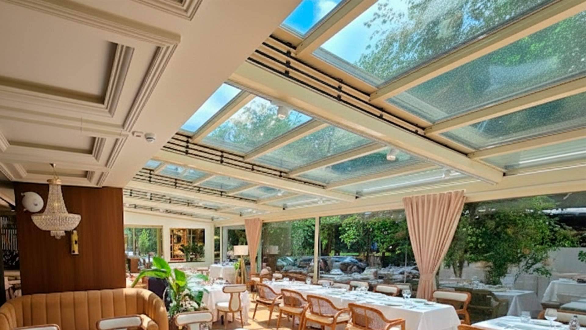 AIRCLOS retractable roofs; the building envelope that transforms space